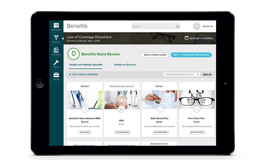 ADP Vantage HCM® ACA and Benefits